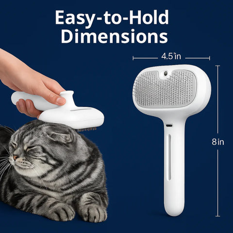 Trendy Treasure™ Self-Cleaning Pet Grooming Brush for Dogs & Cats